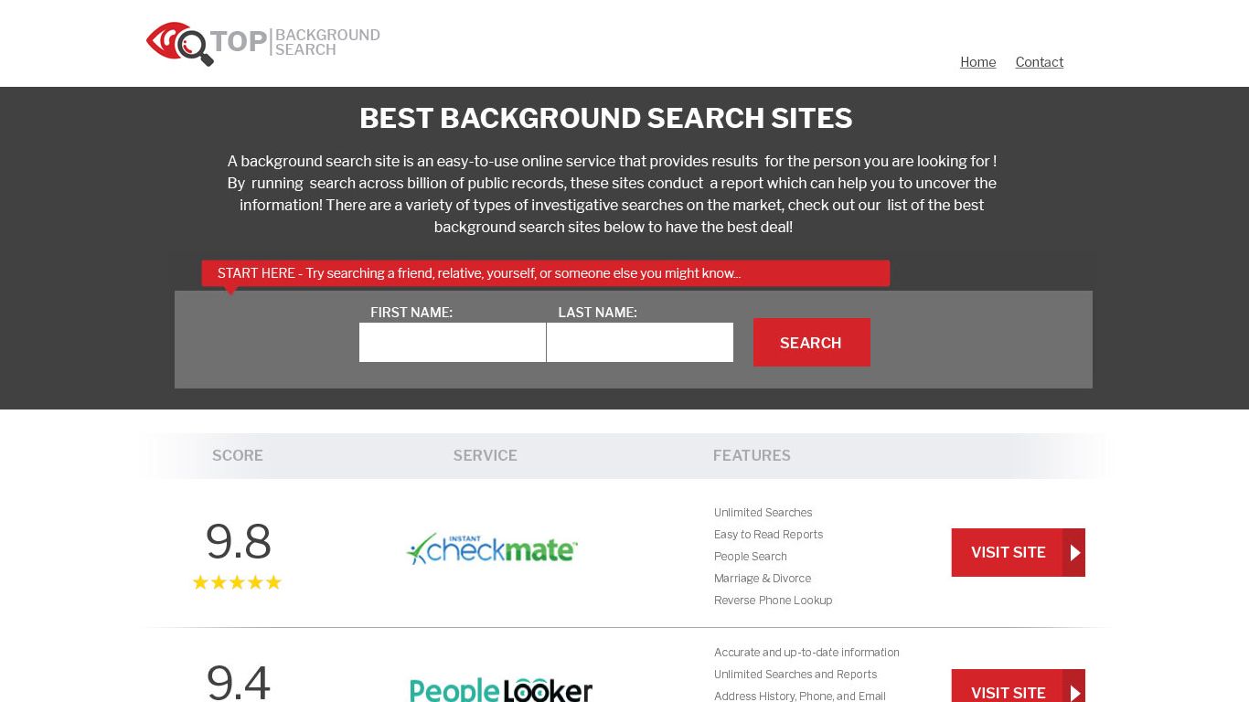 Background Check Sites 📁 Aug 2022